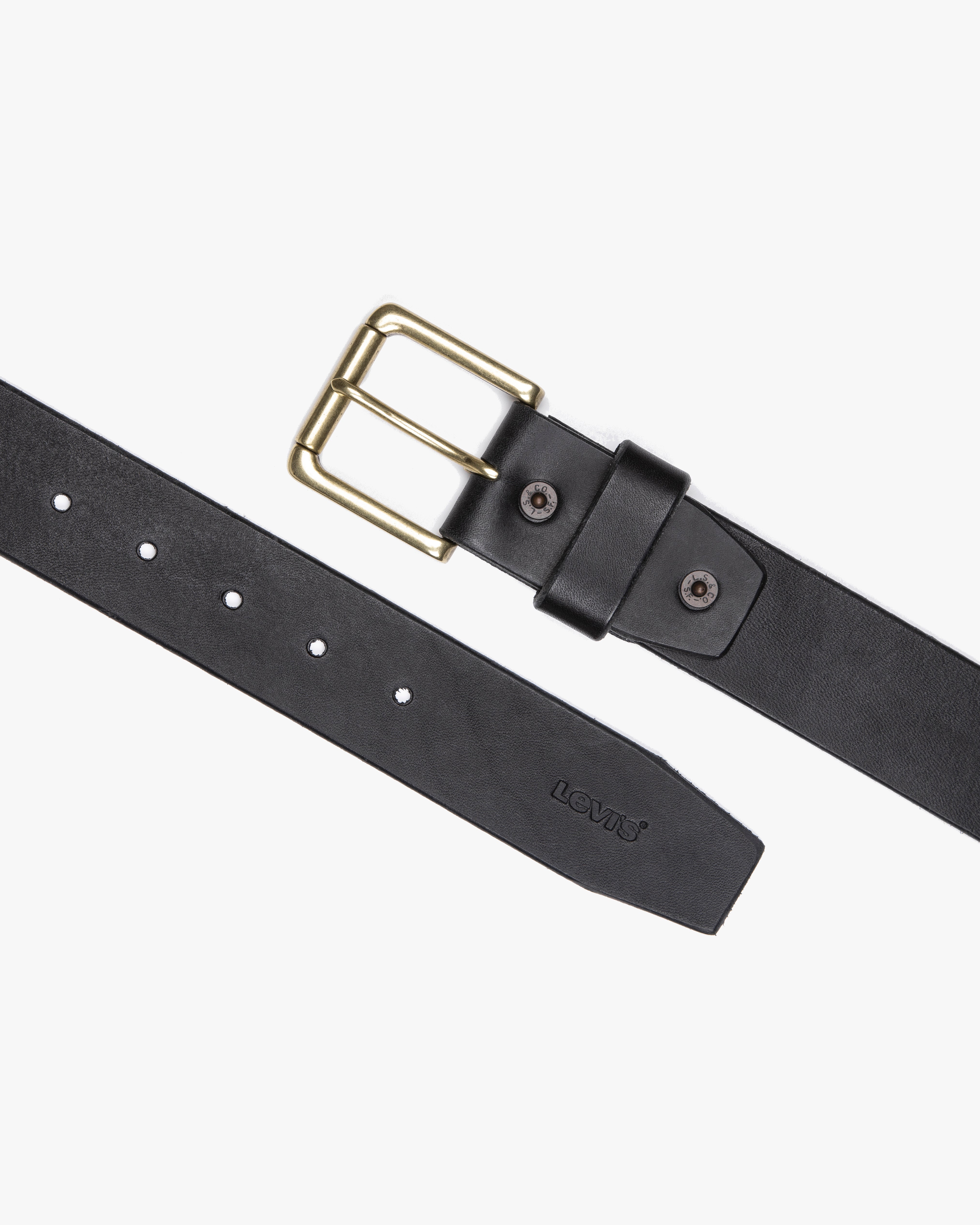 Levi s Heritage Leather Belt Black JEANSTORE