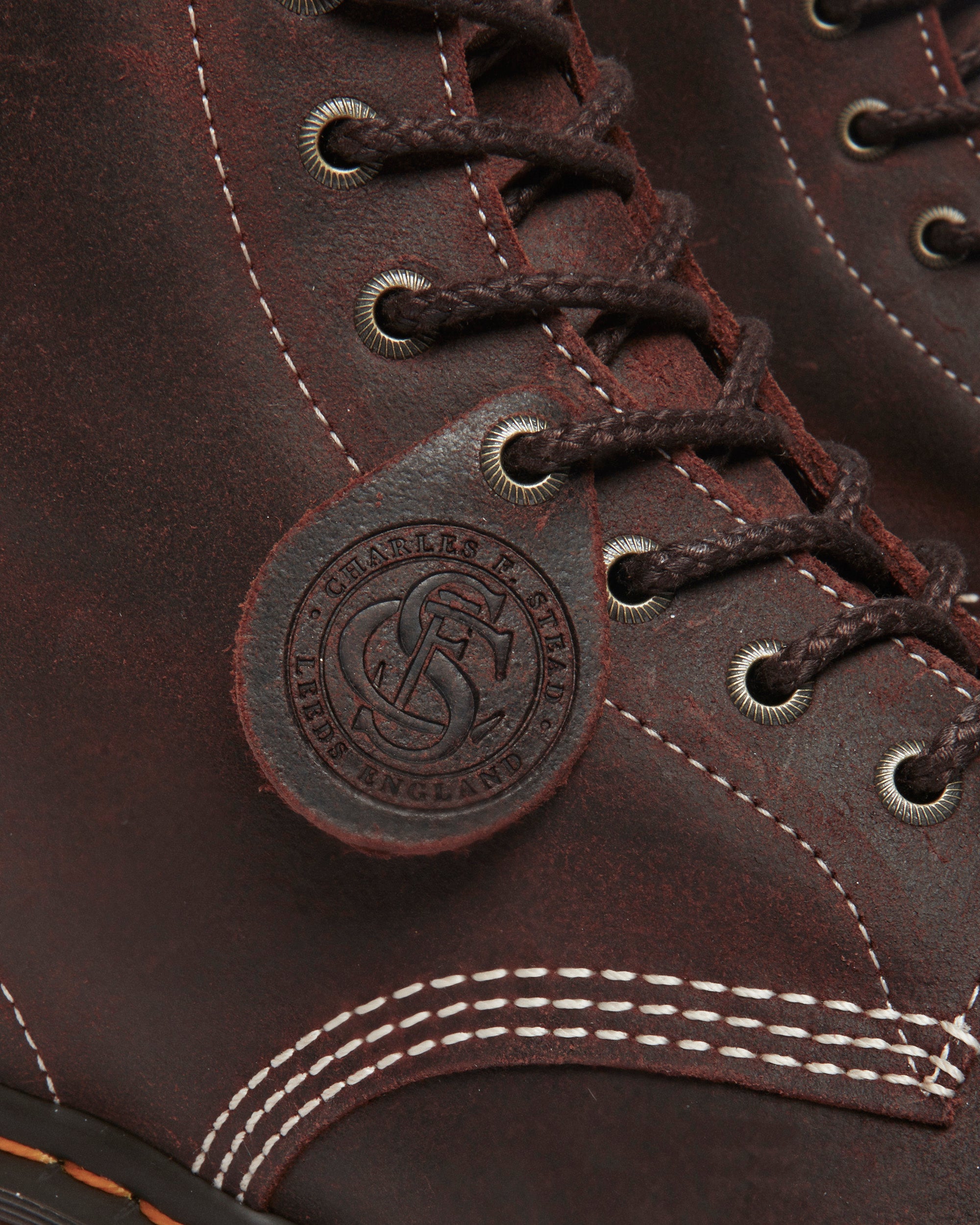 Dr Martens Made In England 1460 Pascal Boots - Rustic Brown Wax Comman