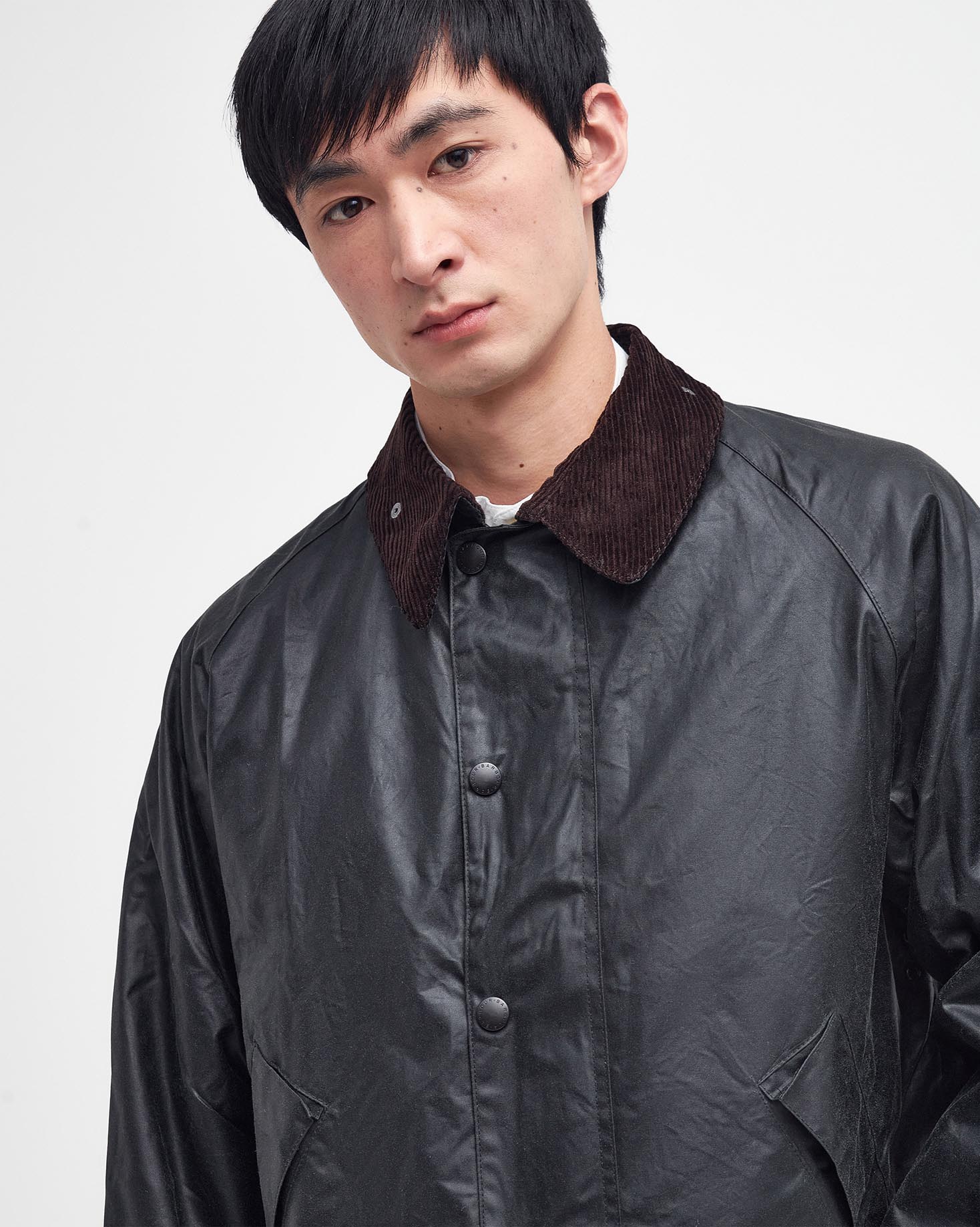 ジャケット・アウター Barbour TRANSPORT WAX SAGE 38 BarbourTransportWaxJacketSage-