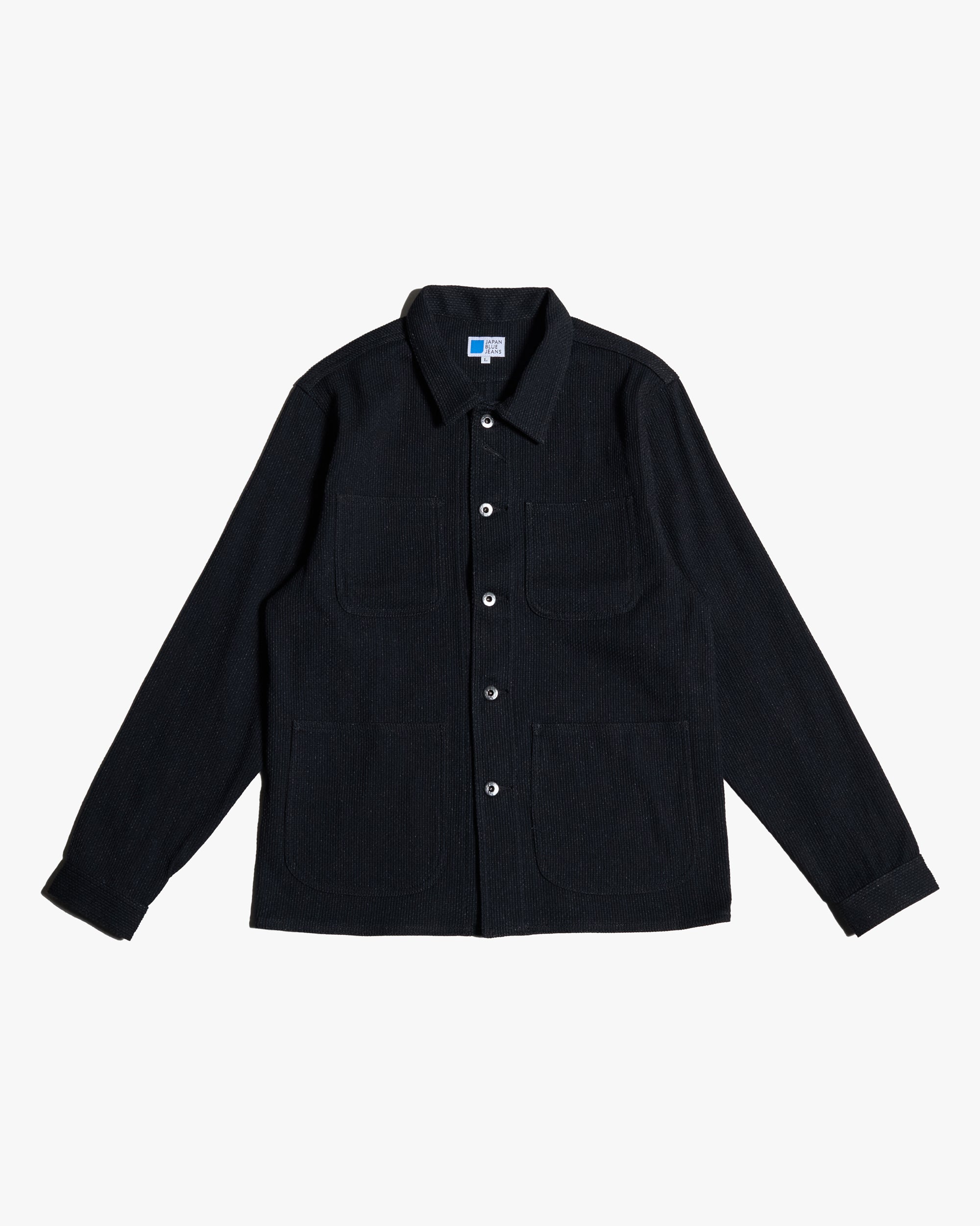 Japan Blue Jeans JBOT1324 Sashiko Coverall Jacket - Black