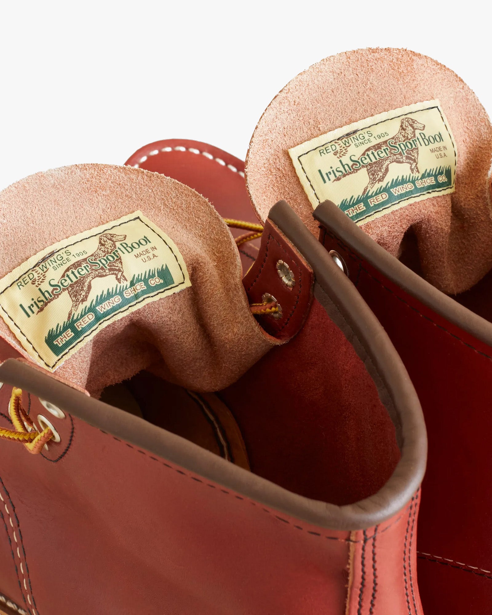 Red Wing 8875 Irish Setter 6-Inch Moc Toe Boots - Oro Russet Portage