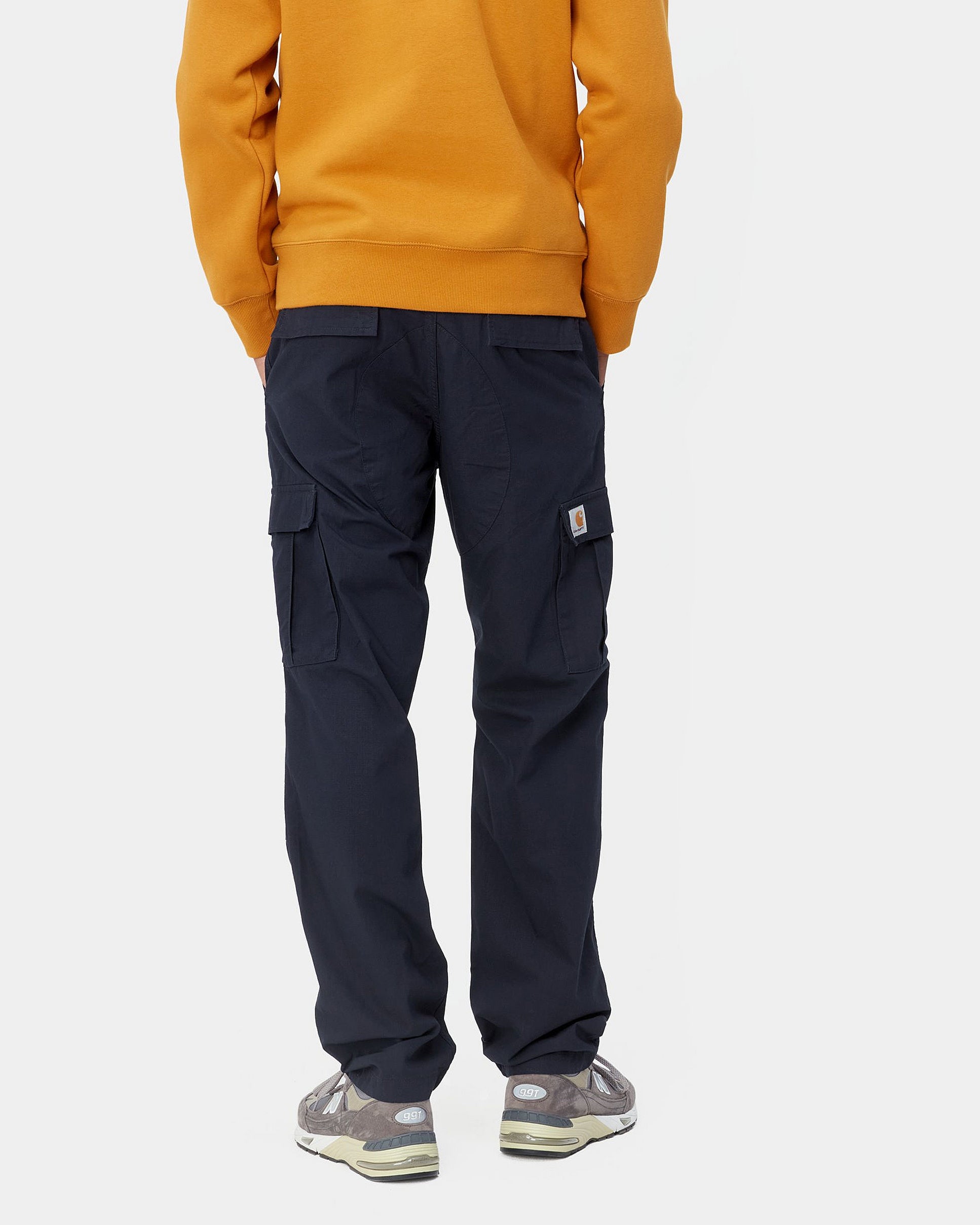 Carhartt WIP Aviation Pant Slim Fit Cargo Dark Navy Rinsed