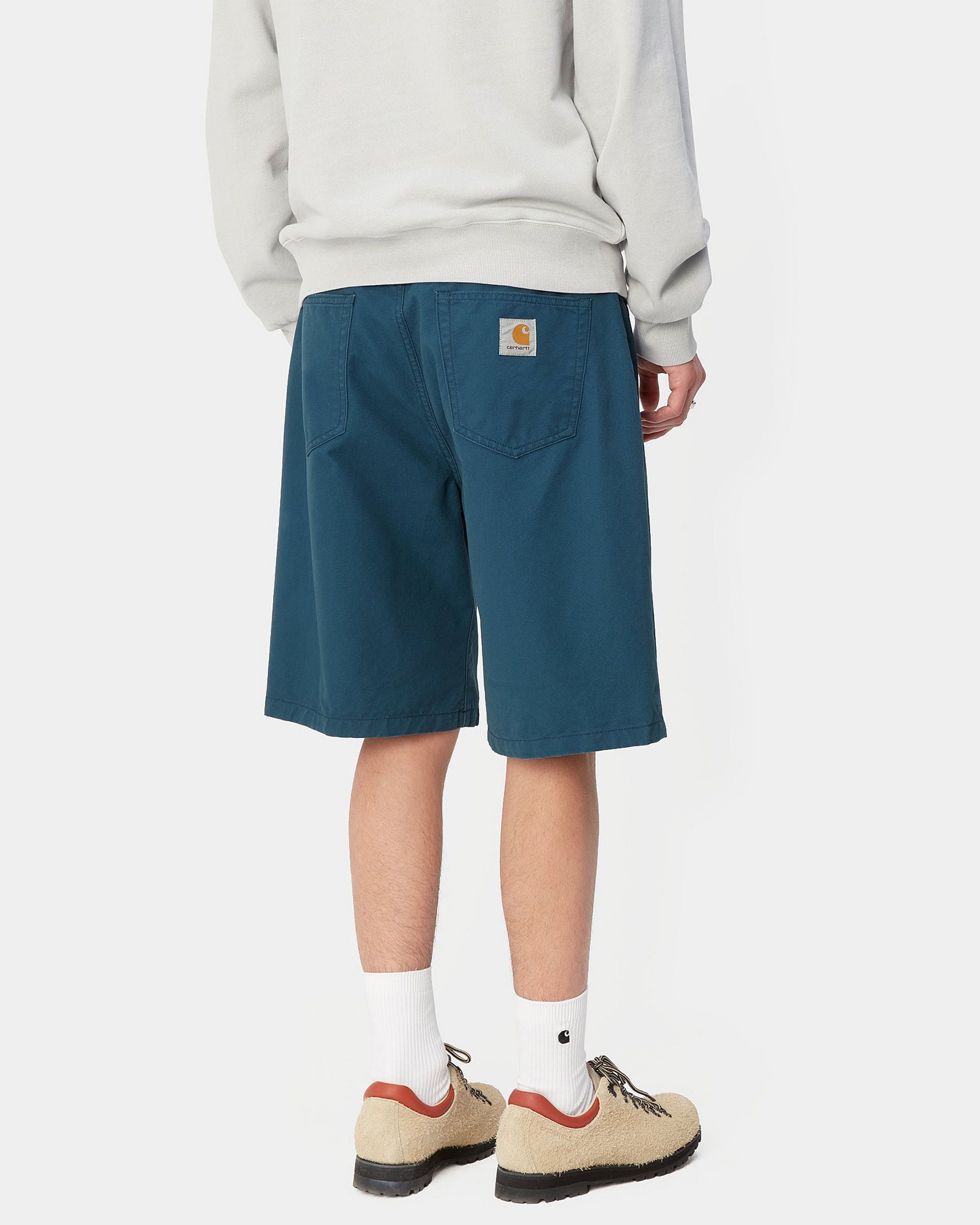 Carhartt WIP Landon Shorts - Naval Rinsed