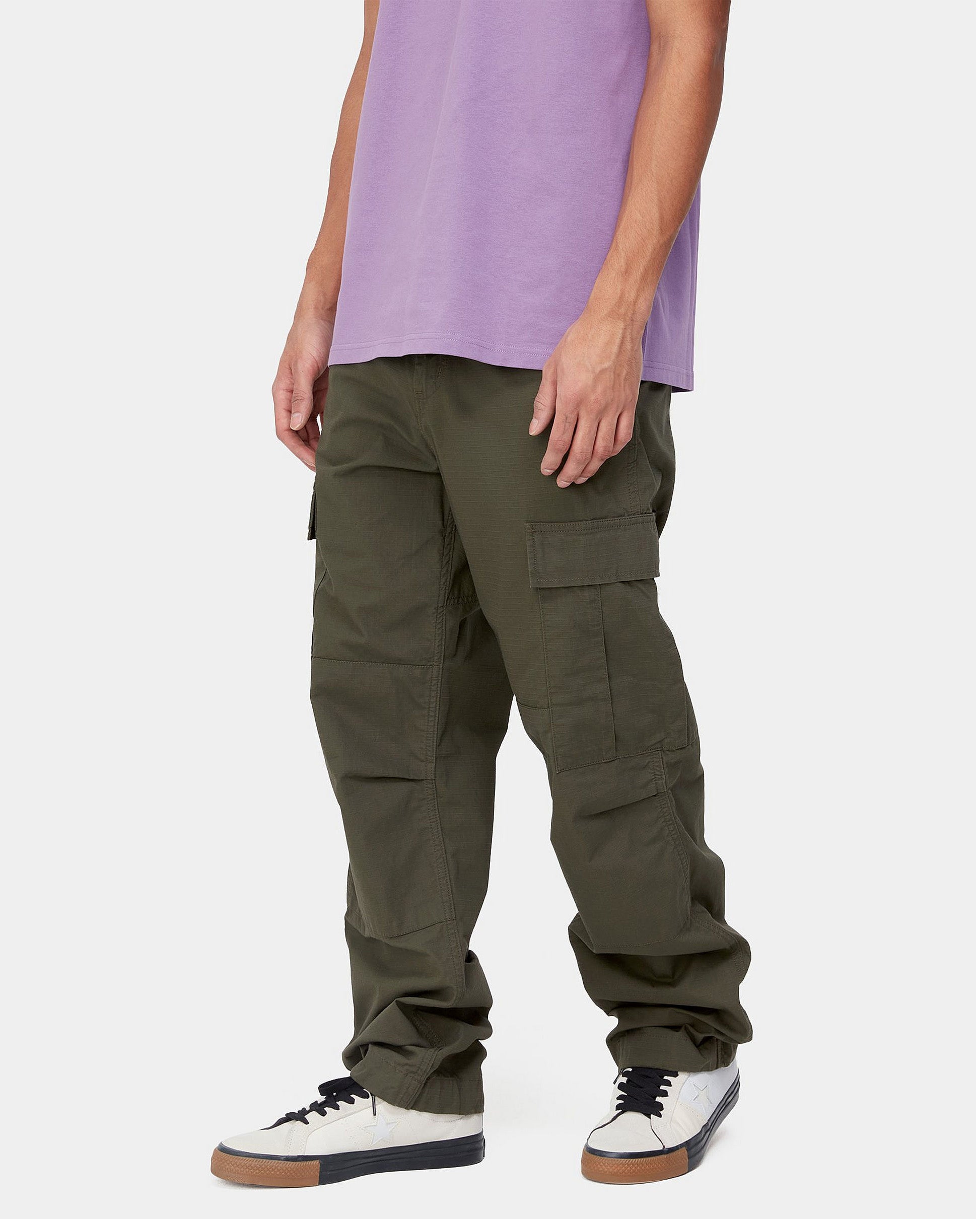 Carhartt WIP Regular Cargo Pant Cypress Rinsed - Main Image
