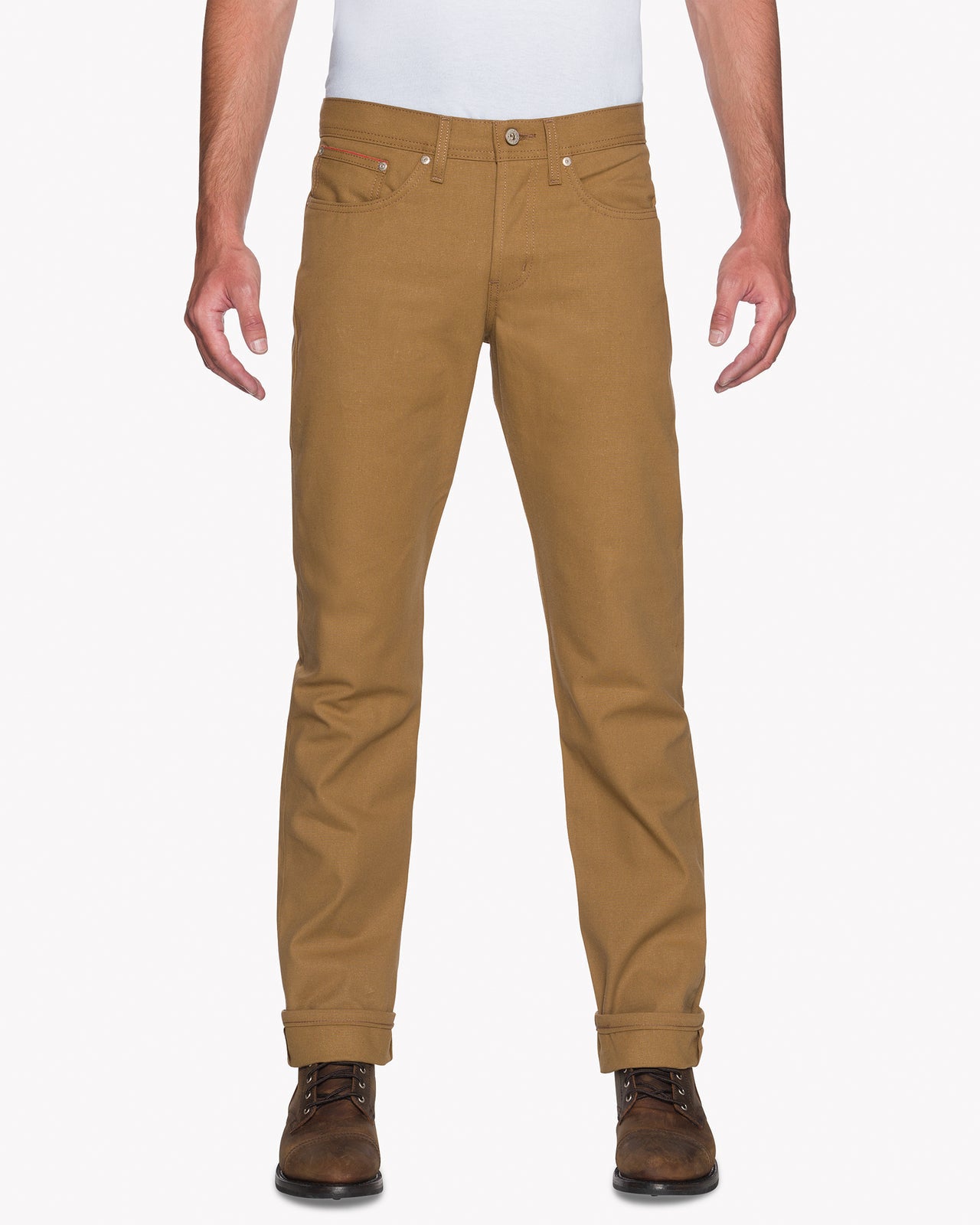 Naked Famous Denim Weird Guy Regular Tapered Mens Jeans Duck Canva