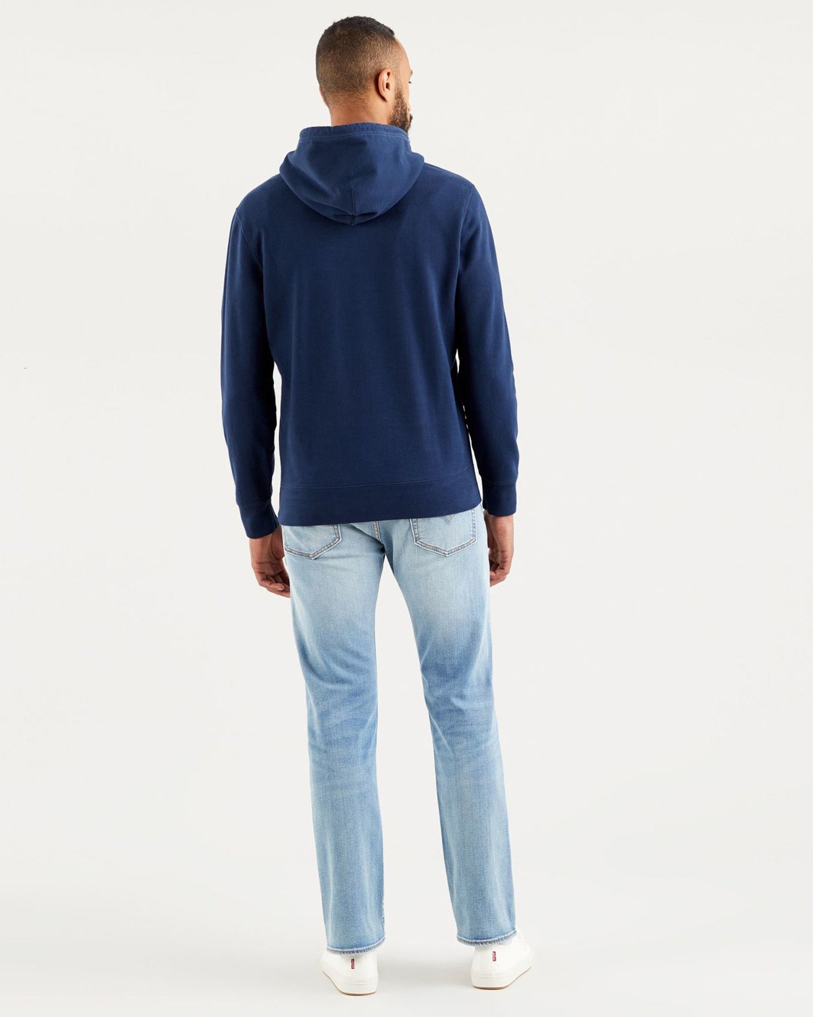 Levi's red white sale and blue hoodie