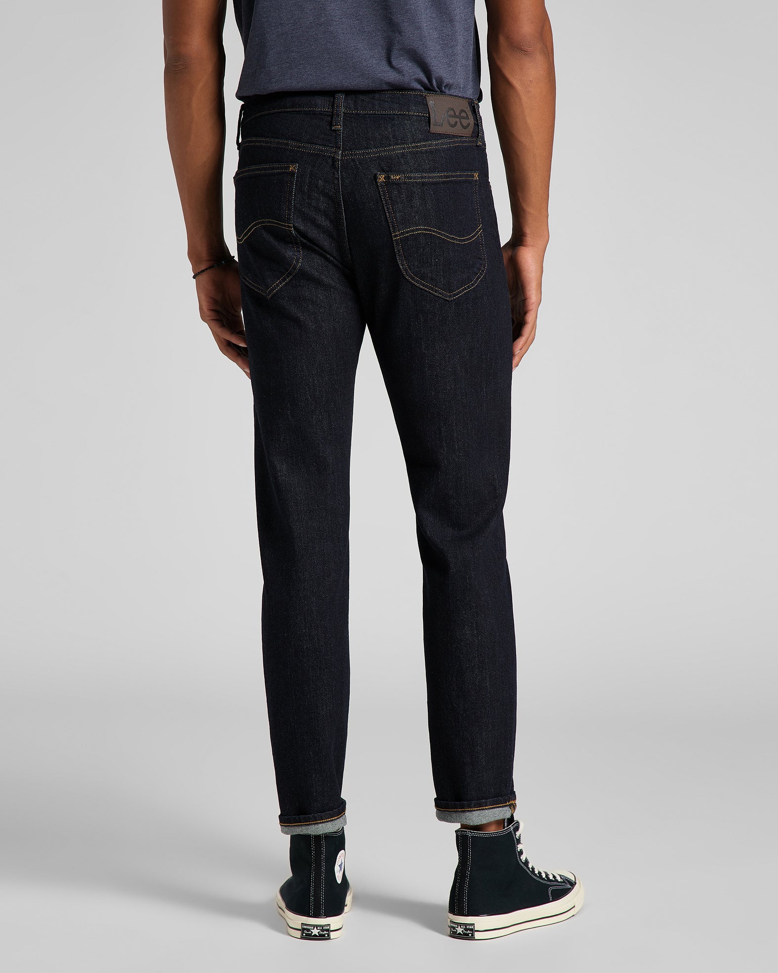 Lee Austin Regular Tapered Mens Jeans - Rinse