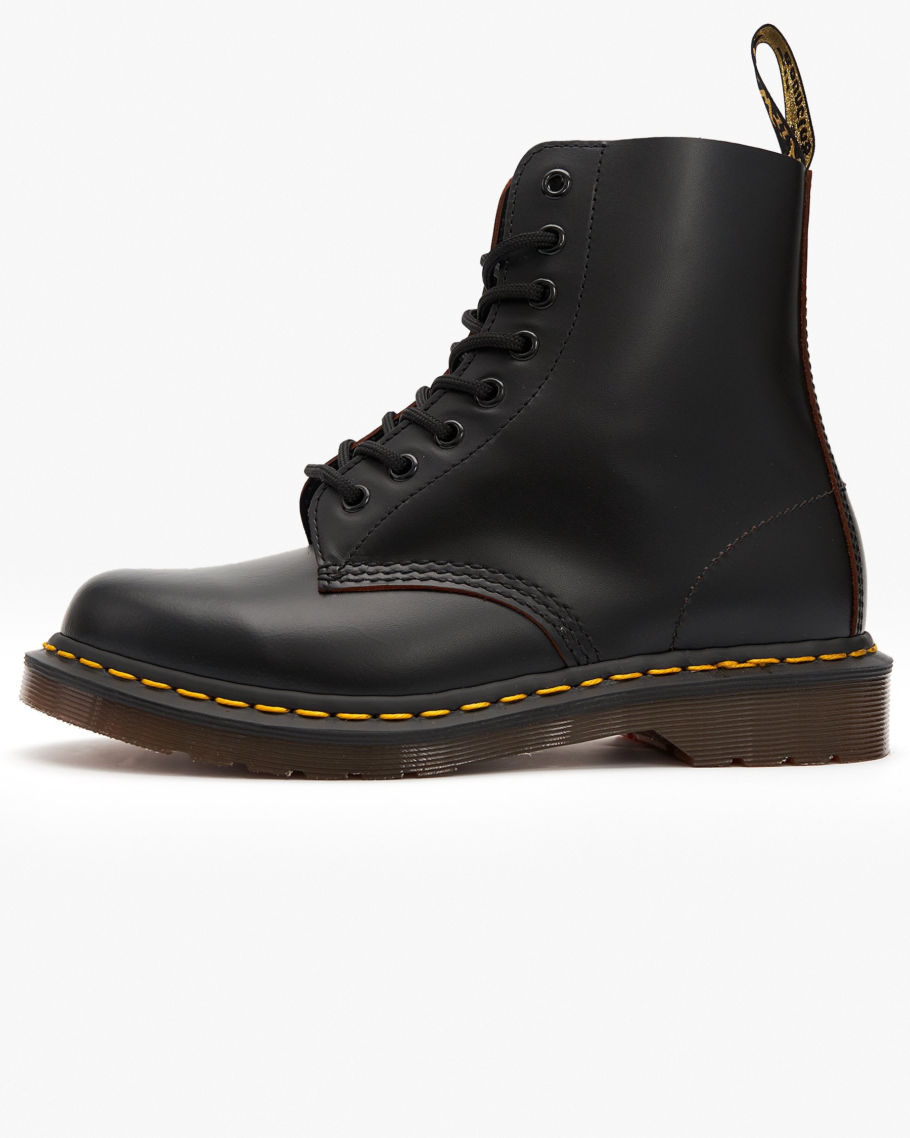 Hombre Martens 1460 Vintage Made In England Botas Con Cordones Para Mujer En Negro Dr Martens