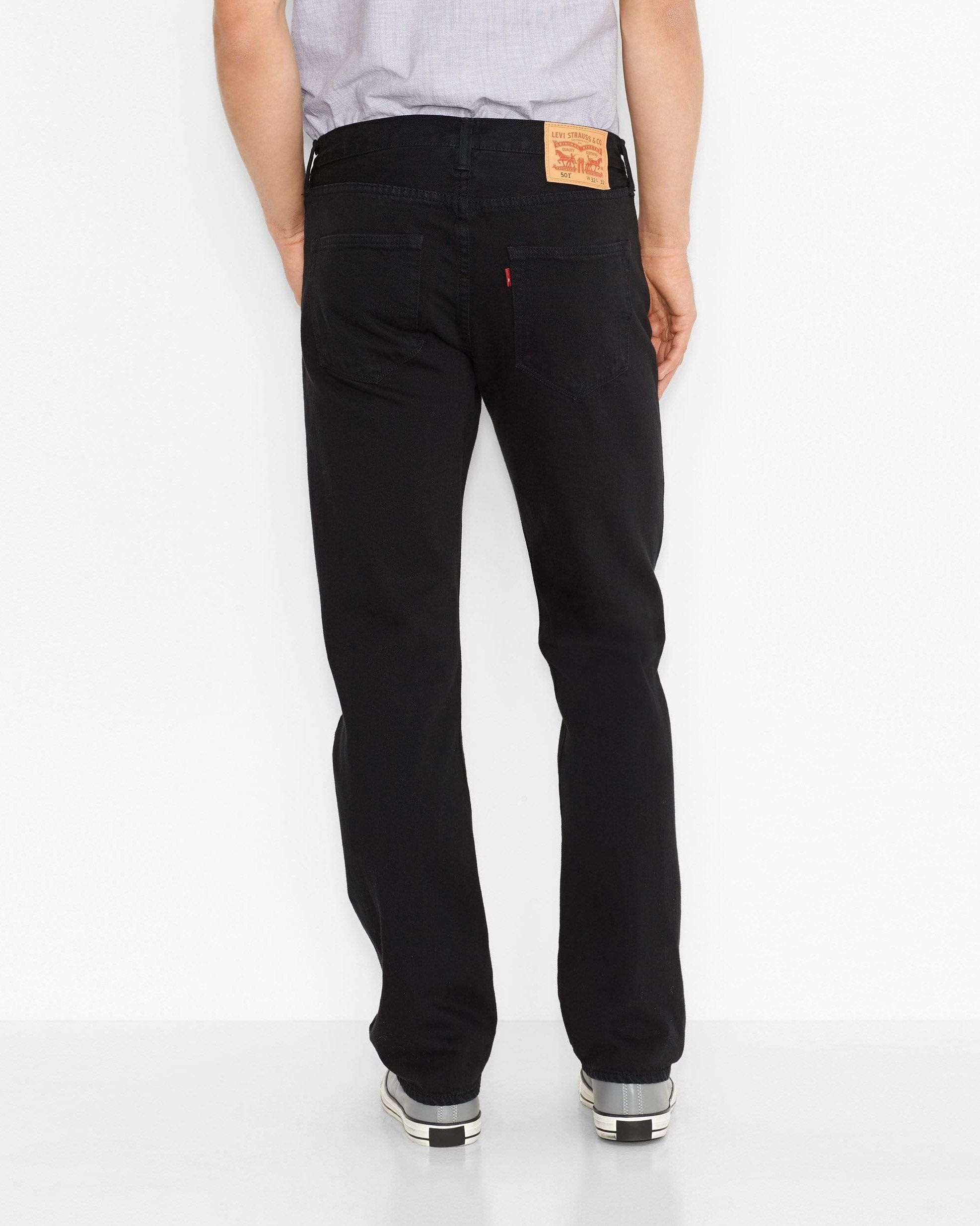 Levis 501 Original Regular Fit Mens Jeans Black - Jeans and Street Fashion from Jeanstore