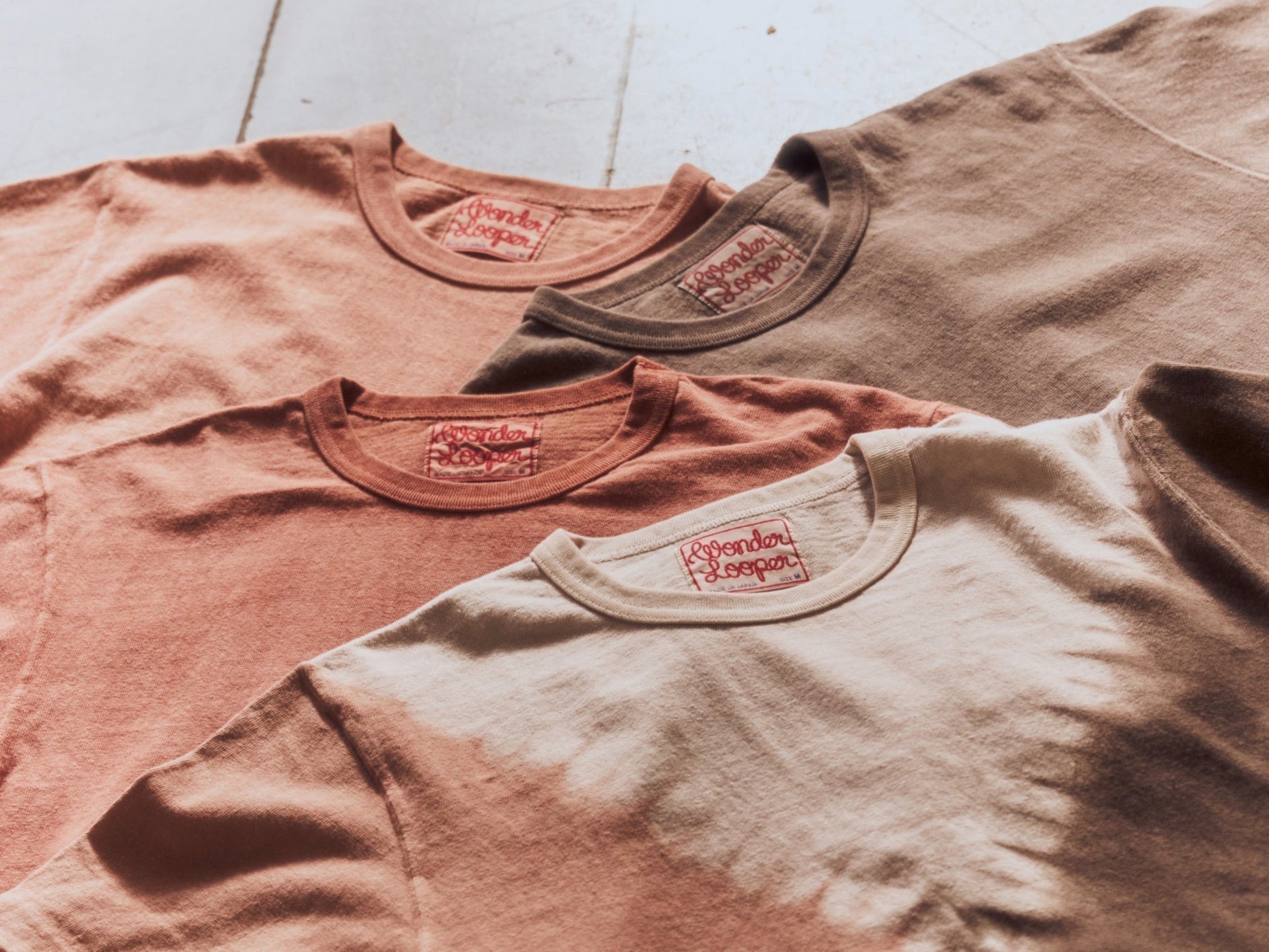 Wonder Looper's Amami hand-dyed T-shirts