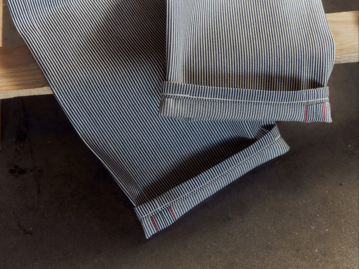 Railroad heritage woven into denim
