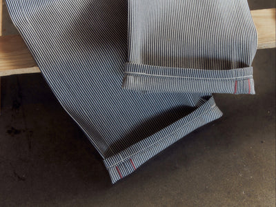 Railroad heritage woven into denim