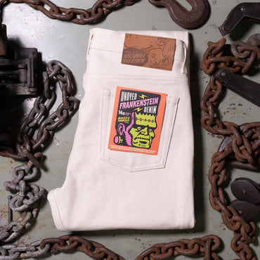 INTRODUCING THE UNDYED FRANKENSTEIN DENIM