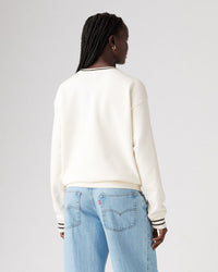 Levi's® Womens Heritage Sport Crew Sweat - Archival Script / Egret | Levi's® Sweaters & Knitwear | JEANSTORE