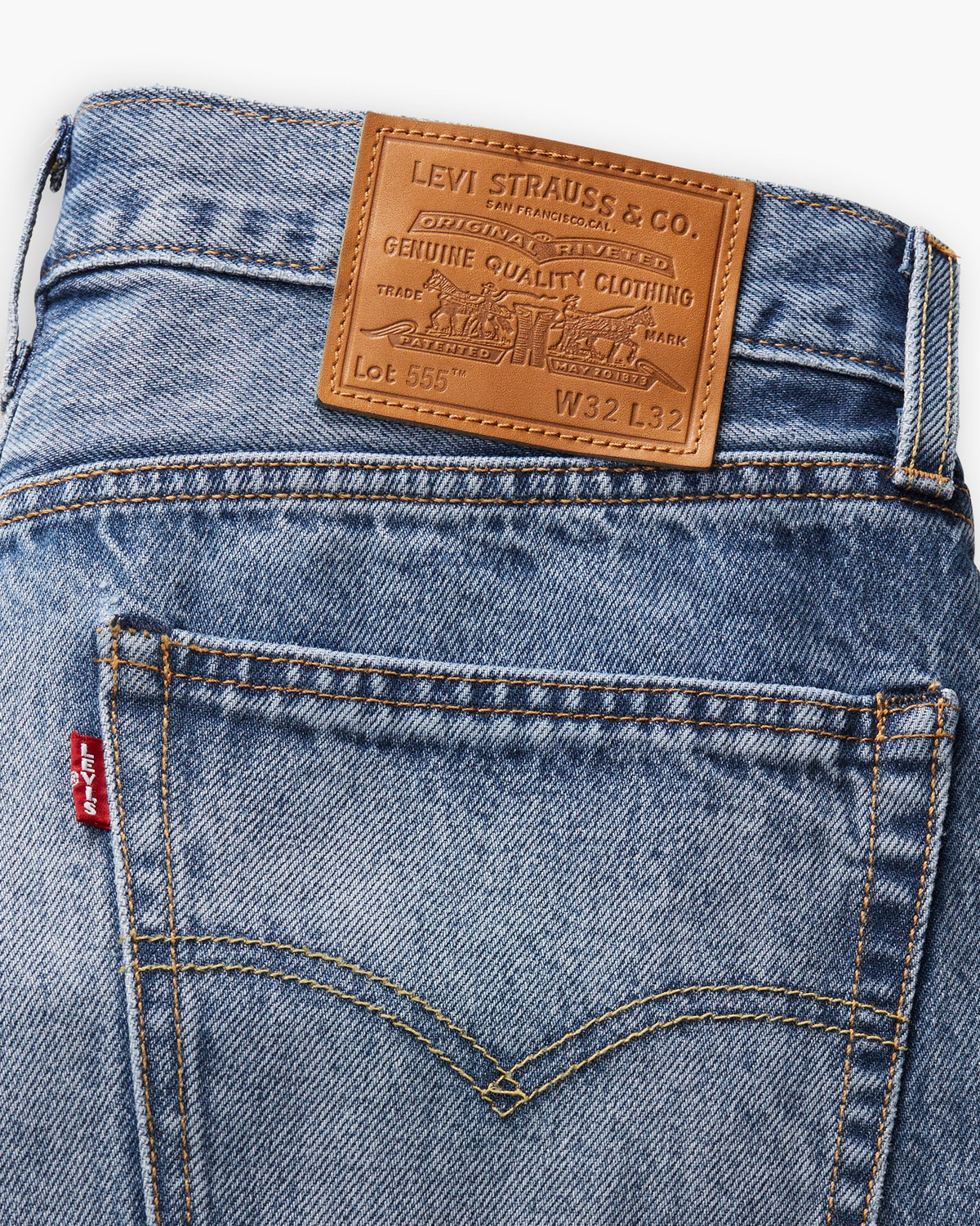 Levi's® 555 Relaxed Straight Mens Jeans - Indigo Champion