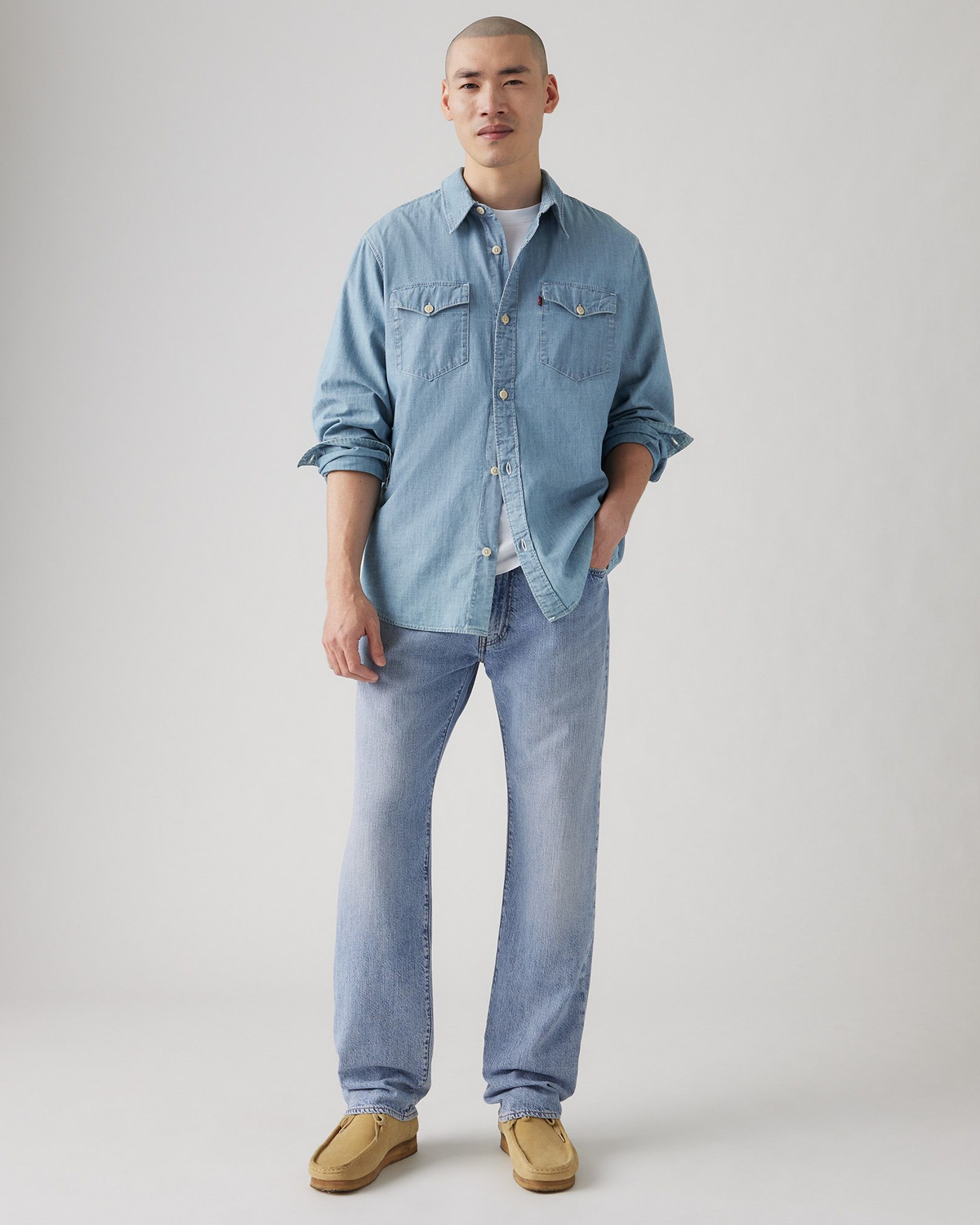 Levi's® 555 Lightweight Relaxed Straight Mens Linen+ Denim Jeans - Call Me Again | Levi's® Jeans | JEANSTORE