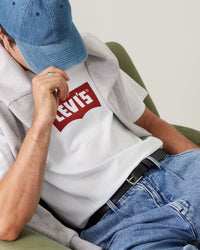 Levi's® Vintage Batwing Graphic Tee - White / Vintage Chili Oil | Levi's® T Shirts | JEANSTORE