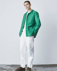 Le Mont St Michel Moleskin Authentic Work Jacket - Green | Le Mont St Michel Jackets & Coats | JEANSTORE