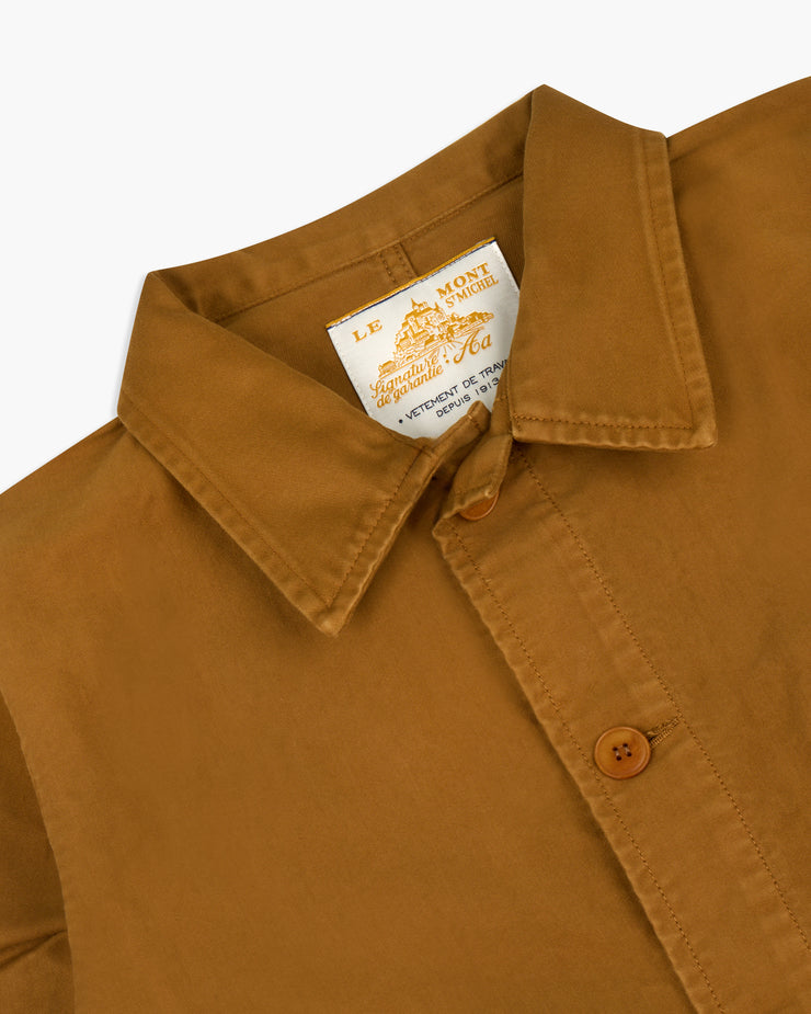 Le Mont St Michel Moleskin Authentic Work Jacket - Amber | Le Mont St Michel Jackets & Coats | JEANSTORE