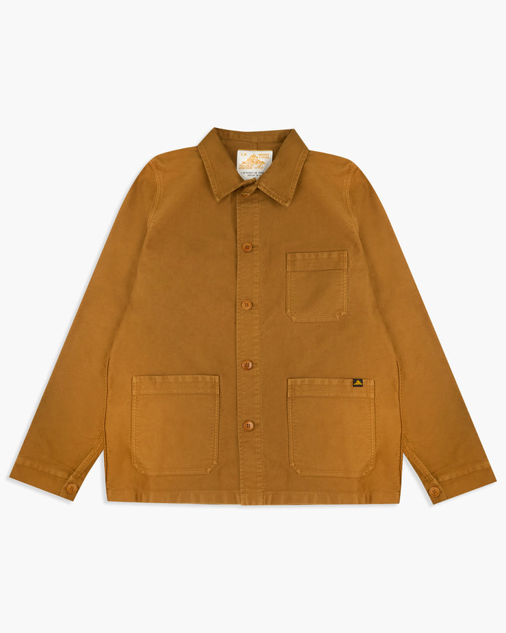 Le Mont St Michel Moleskin Authentic Work Jacket - Amber | Le Mont St Michel Jackets & Coats | JEANSTORE