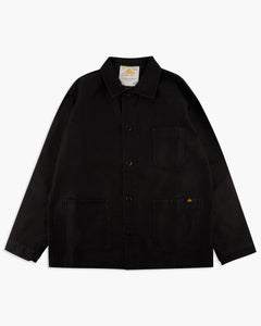 Le Mont St Michel Moleskin Authentic Work Jacket - Black
