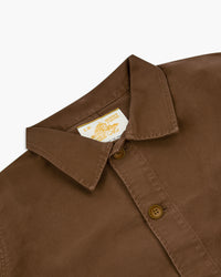 Le Mont St Michel Moleskin Authentic Work Jacket - Brown | Le Mont St Michel Jackets & Coats | JEANSTORE