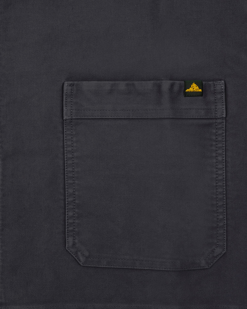 Le Mont St Michel Moleskin Authentic Work Jacket - Graphite | Le Mont St Michel Jackets & Coats | JEANSTORE