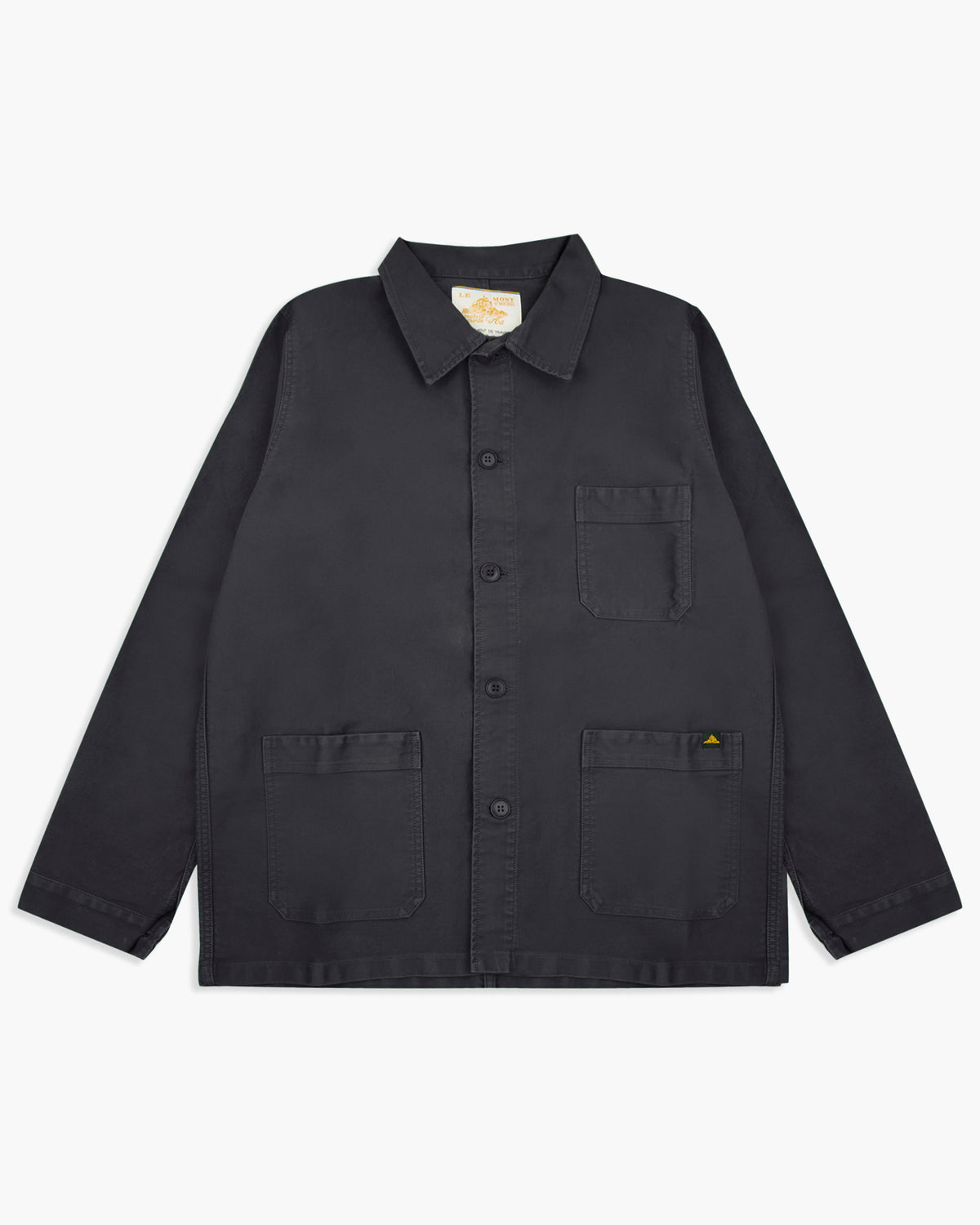 Le Mont St Michel Moleskin Authentic Work Jacket - Graphite | Le Mont St Michel Jackets & Coats | JEANSTORE