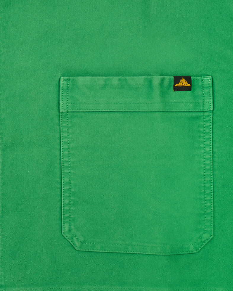 Le Mont St Michel Moleskin Authentic Work Jacket - Green | Le Mont St Michel Jackets & Coats | JEANSTORE