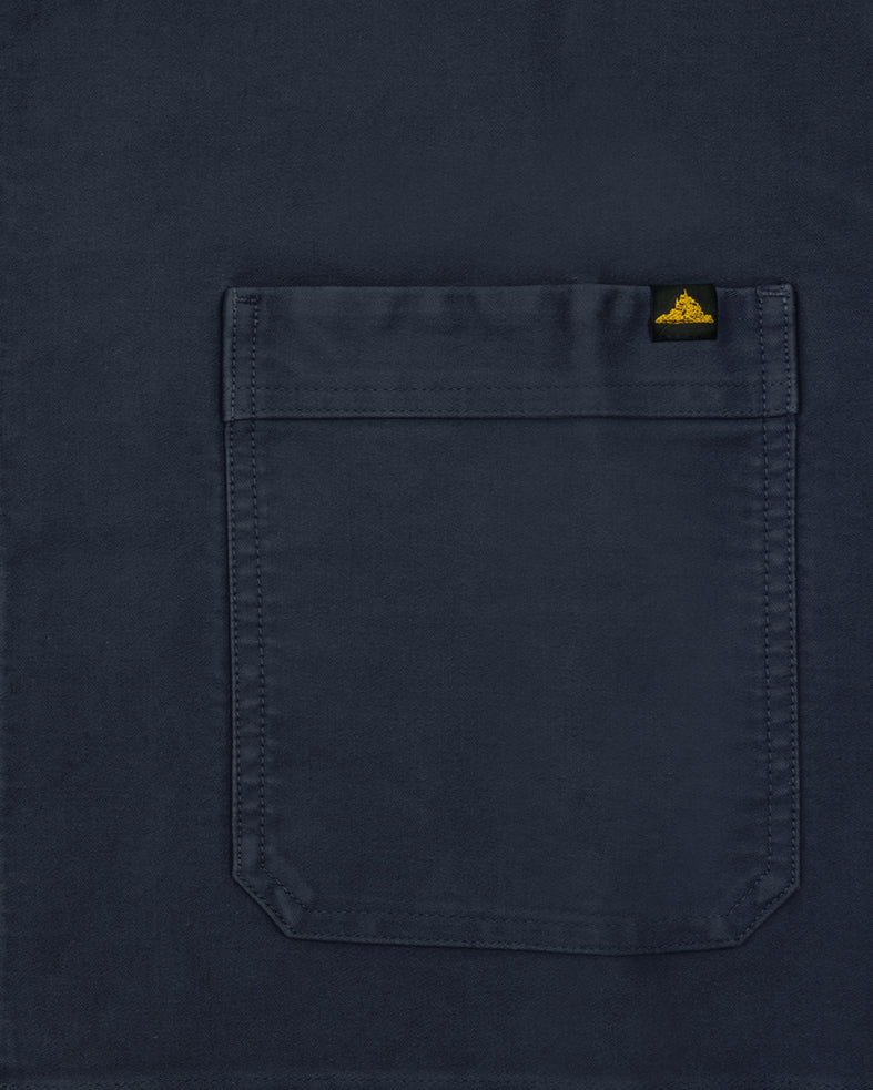 Le Mont St Michel Moleskin Authentic Work Jacket - Navy | Le Mont St Michel Jackets & Coats | JEANSTORE