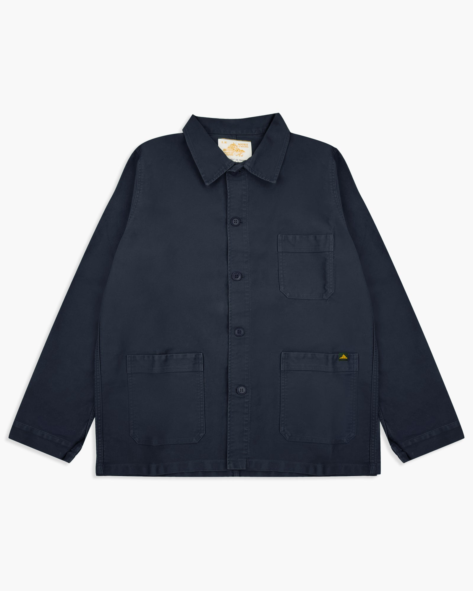 Le Mont St Michel Moleskin Authentic Work Jacket - Navy