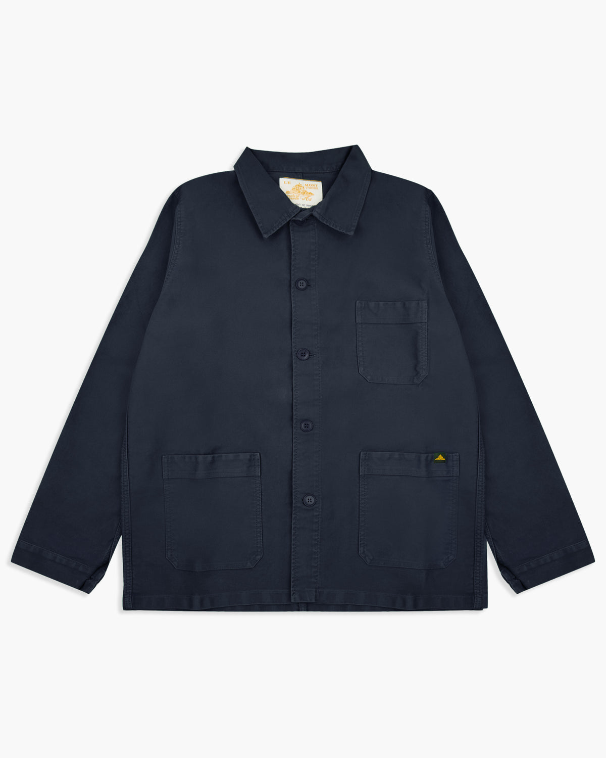 Le Mont St Michel Moleskin Authentic Work Jacket - Navy | Le Mont St Michel Jackets & Coats | JEANSTORE