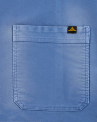 Le Mont St Michel Moleskin Vintage Washed Work Jacket - Blue | Le Mont St Michel Jackets & Coats | JEANSTORE