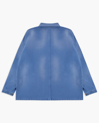 Le Mont St Michel Moleskin Vintage Washed Work Jacket - Blue | Le Mont St Michel Jackets & Coats | JEANSTORE