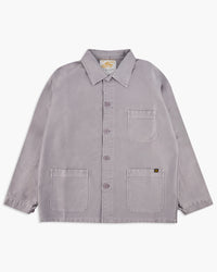 Le Mont St Michel Moleskin Vintage Washed Work Jacket - Grey | Le Mont St Michel Jackets & Coats | JEANSTORE