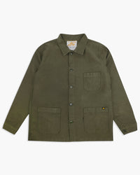 Le Mont St Michel Moleskin Authentic Work Jacket - Khaki | Le Mont St Michel Jackets & Coats | JEANSTORE