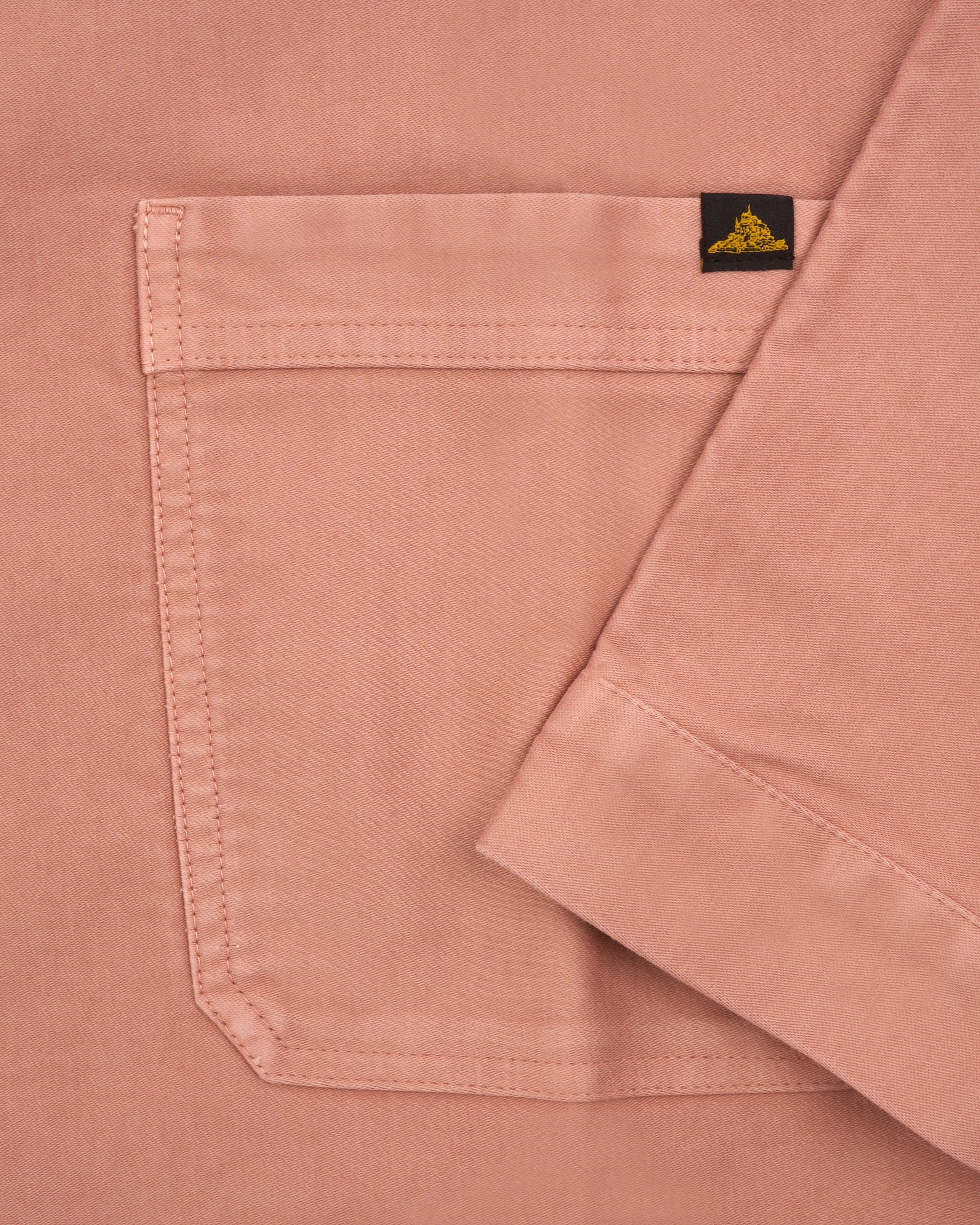 Le Mont St Michel Moleskin Authentic Work Jacket - Ash Pink