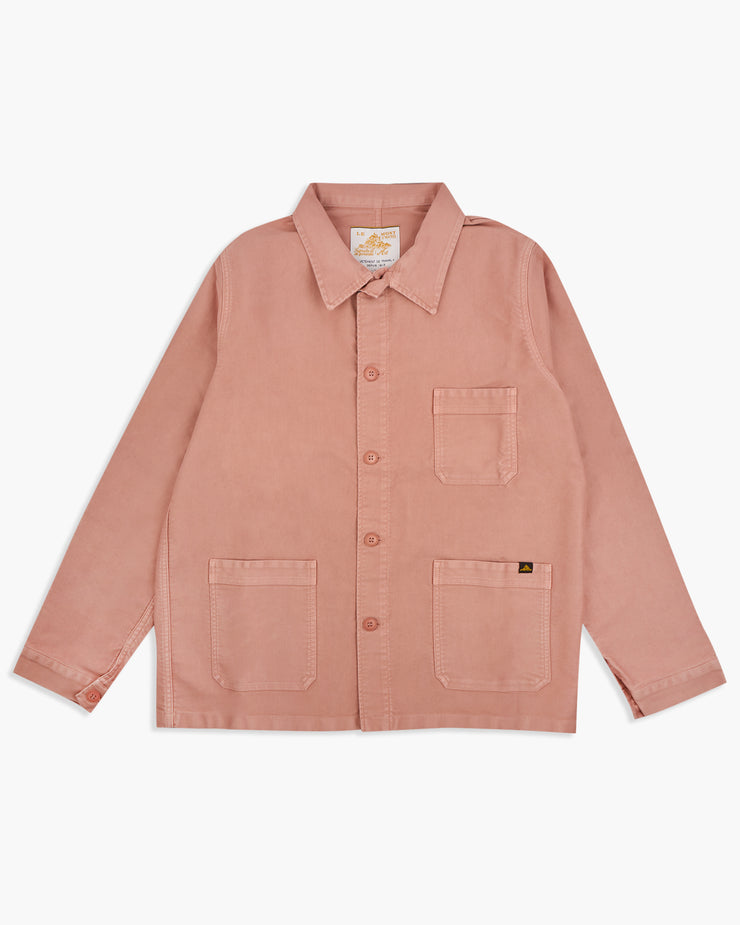 Le Mont St Michel Moleskin Authentic Work Jacket - Ash Pink | Le Mont St Michel Jackets & Coats | JEANSTORE