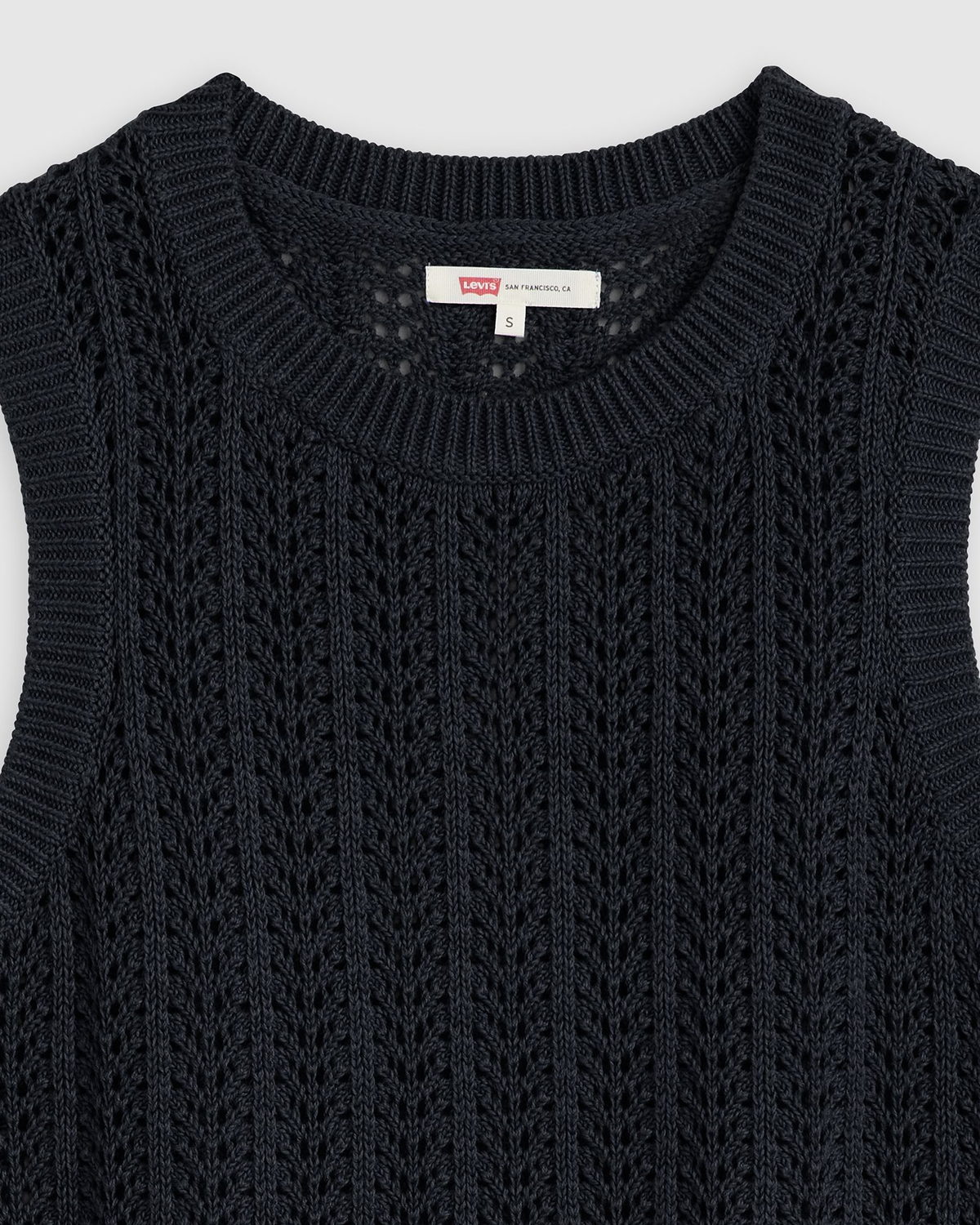 Levi's® Womens Sunrise Crochet Tank - Anthracite Night | Levi's® T Shirts | JEANSTORE
