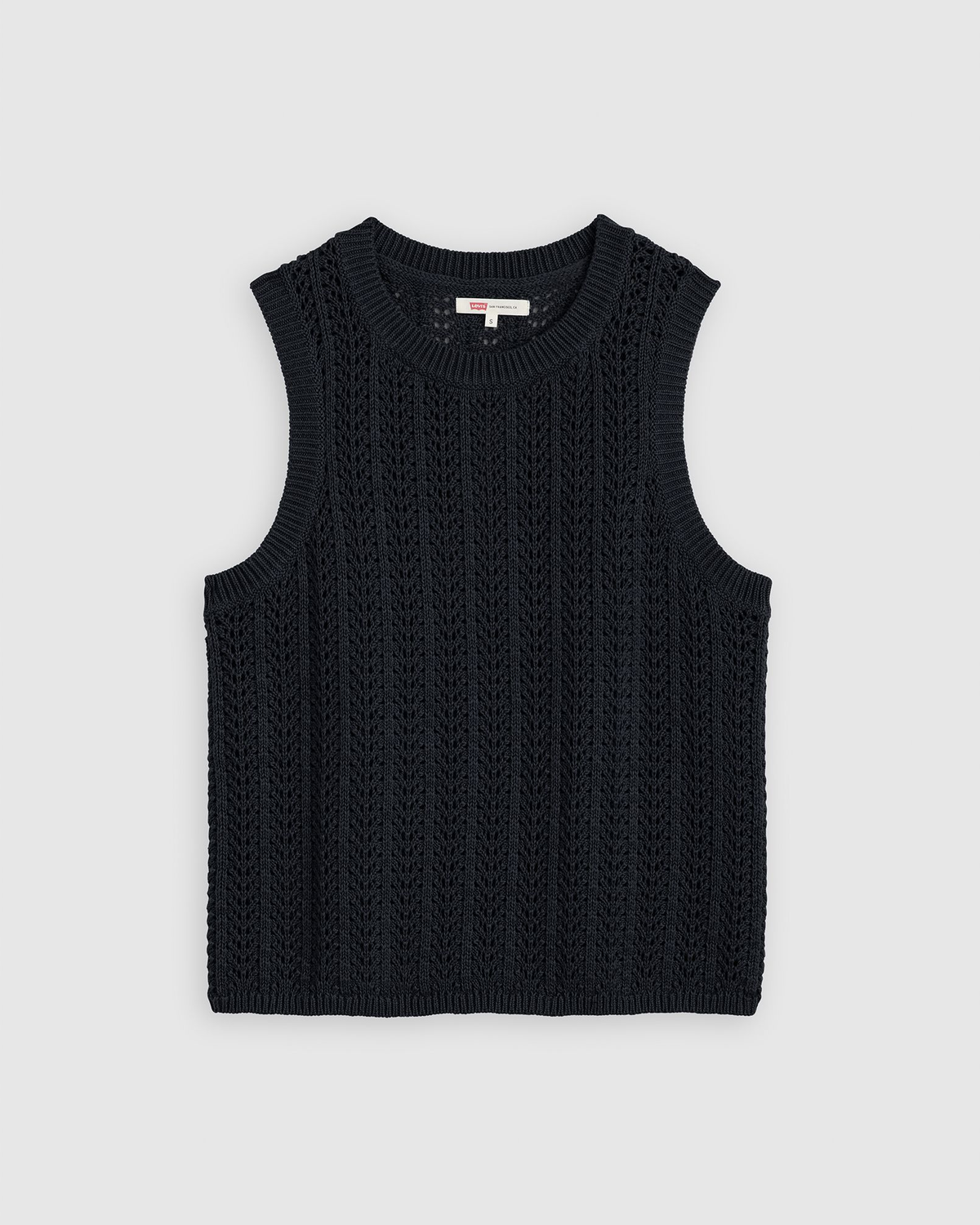 Levi's® Womens Sunrise Crochet Tank - Anthracite Night | Levi's® T Shirts | JEANSTORE