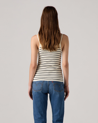 Levi's® Womens Freja Sculpt Tank - Louise Stripe Egret | Levi's® T Shirts | JEANSTORE