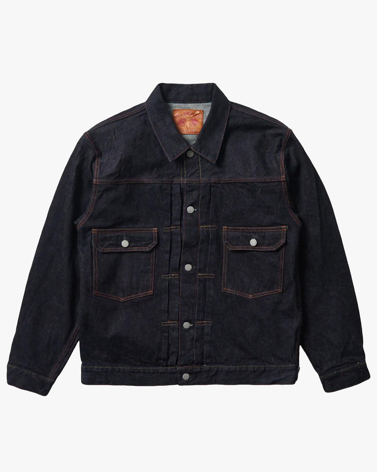 Fullcount 2102XXW 15.5oz Selvedge Type 2 Denim Jacket - Indigo Onewash