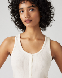 Levi's® Womens Dry Goods Pointelle Tank Top - Gardenia | Levi's® T Shirts | JEANSTORE