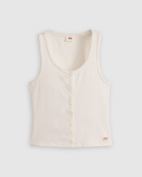 Levi's® Womens Dry Goods Pointelle Tank Top - Gardenia | Levi's® T Shirts | JEANSTORE