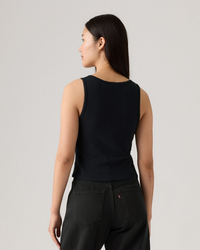 Levi's® Womens Dry Goods Pointelle Tank Top - Anthracite Night | Levi's® T Shirts | JEANSTORE