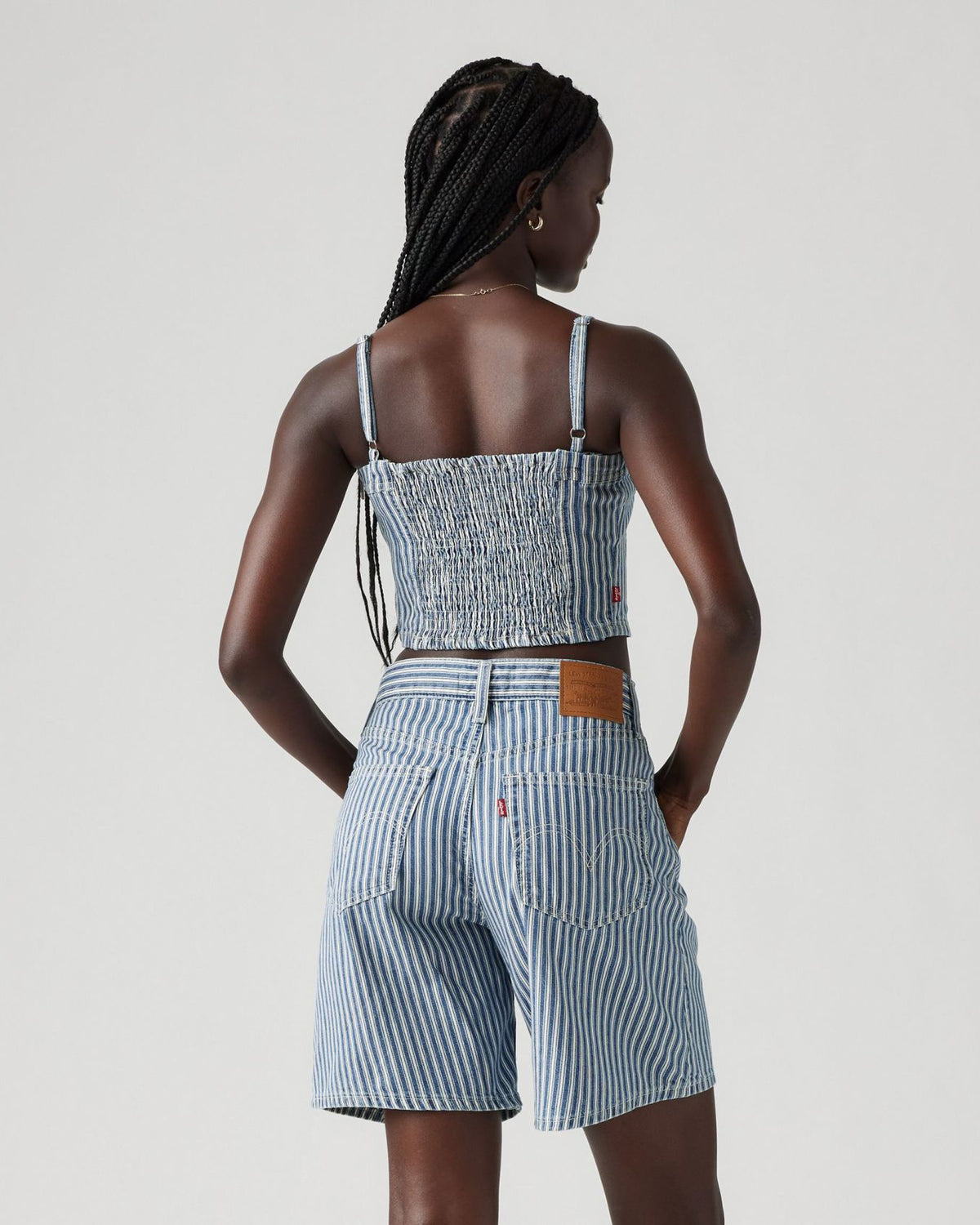 Levi's® Womens Jadine Cami Tank Top - Mischa Stripe Denim | Levi's® T Shirts | JEANSTORE