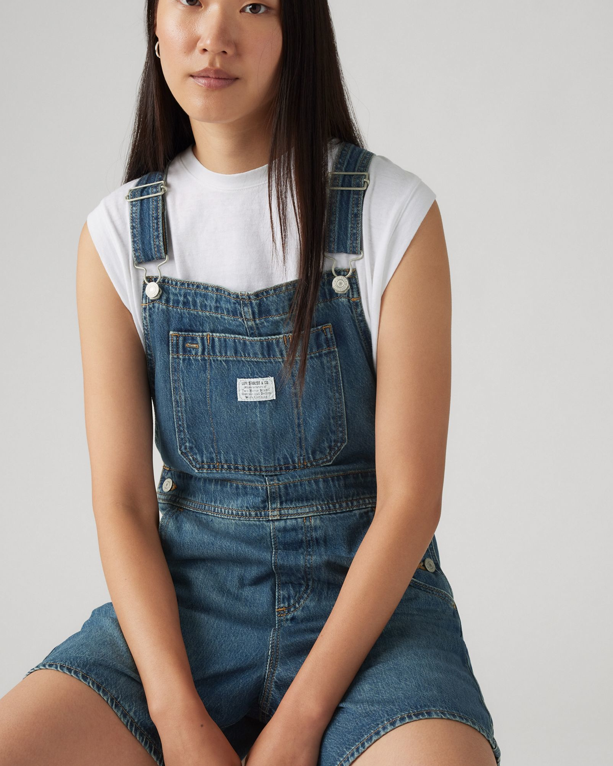 Levi's® Womens Utility Shortall - Anniversary Party | Levi's® Bibs & Overalls | JEANSTORE