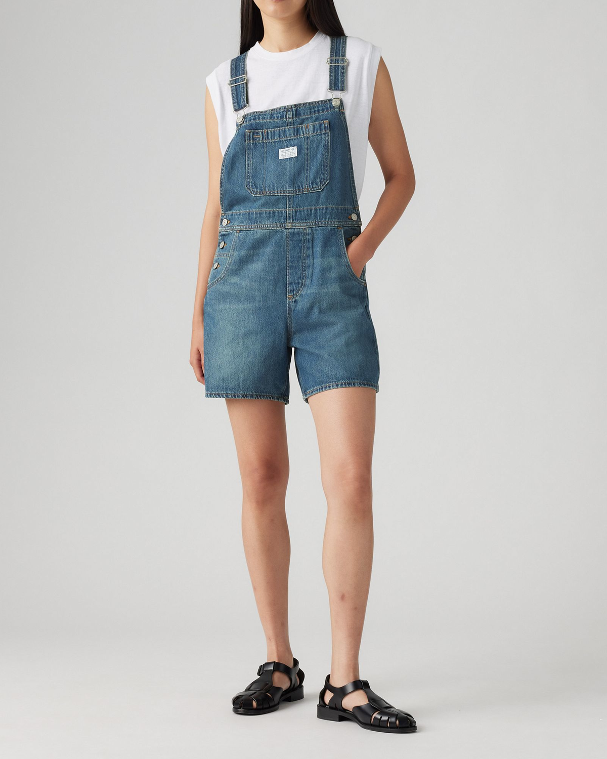 Levi's® Womens Utility Shortall - Anniversary Party | Levi's® Bibs & Overalls | JEANSTORE
