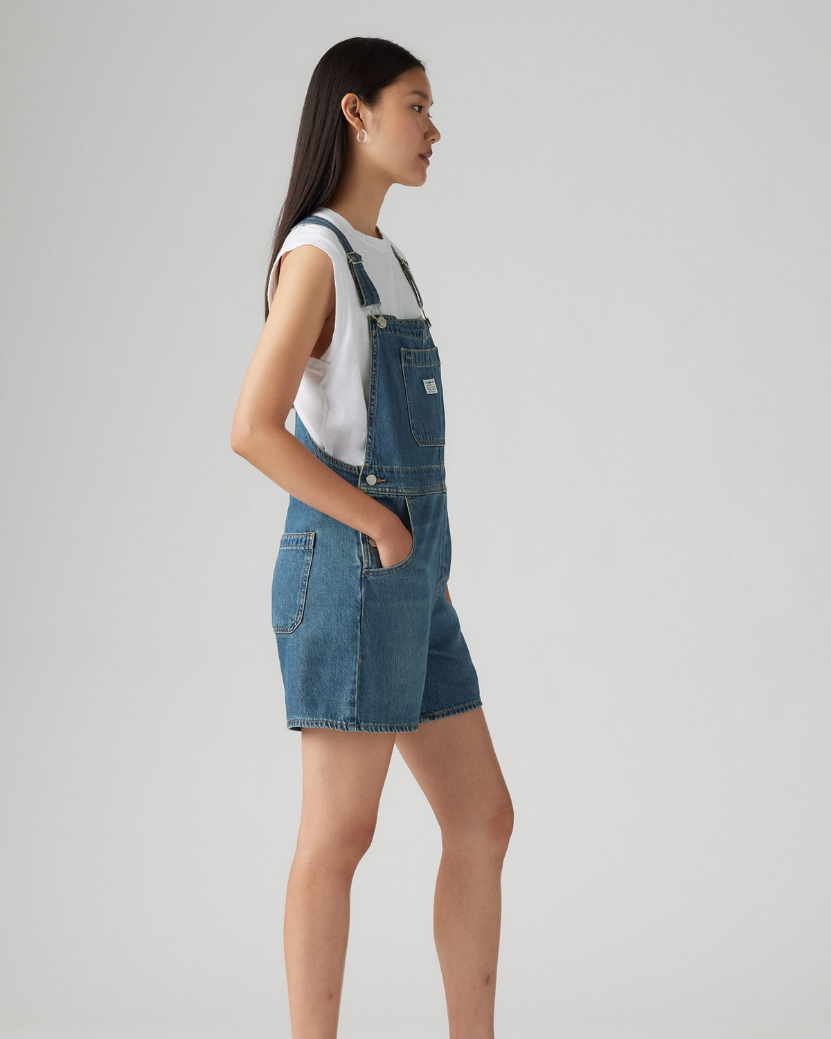 Levi's® Womens Utility Shortall - Anniversary Party | Levi's® Bibs & Overalls | JEANSTORE