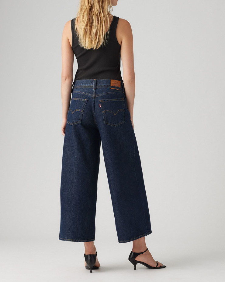 Levi's® Womens XL Culotte Super Wide Cropped Jeans - Shaded View